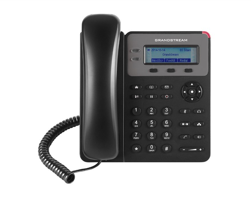 Grandstream GXP1610P 1 Line IP Phone, 1 SIP Account, PoE, no PSU, 2 Call Appe…