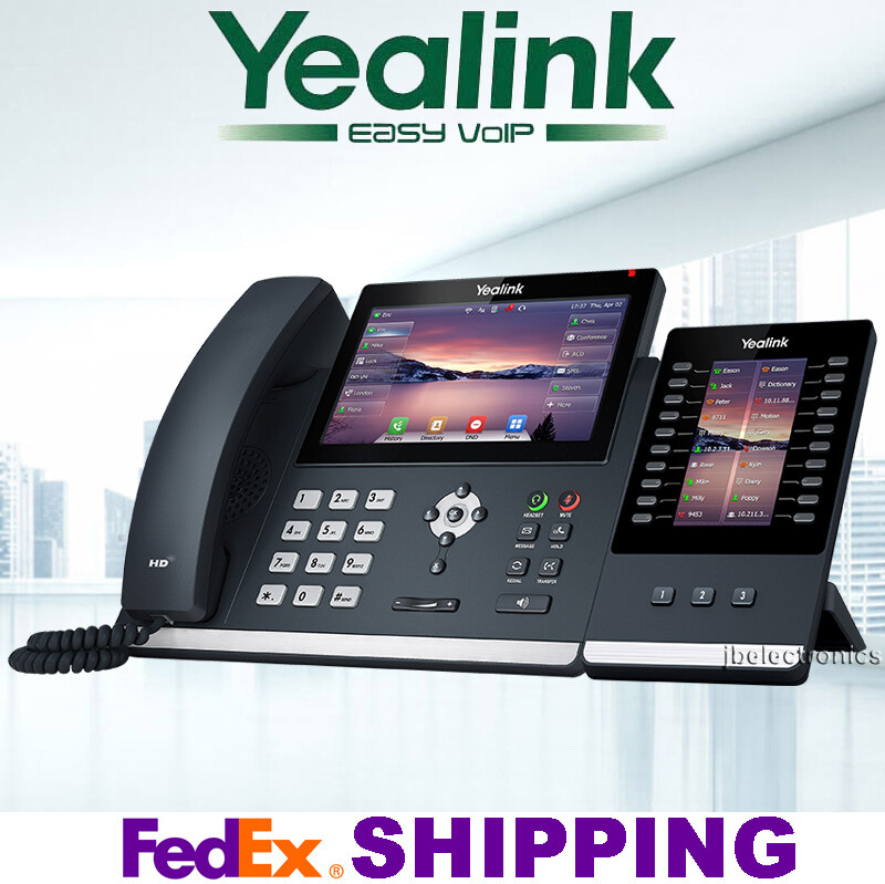 YEALINK SIP-T48U GIGABIT VOIP IP SIP 16 LINE PHONE-1 PHONE-1 EXPANSION MODULE