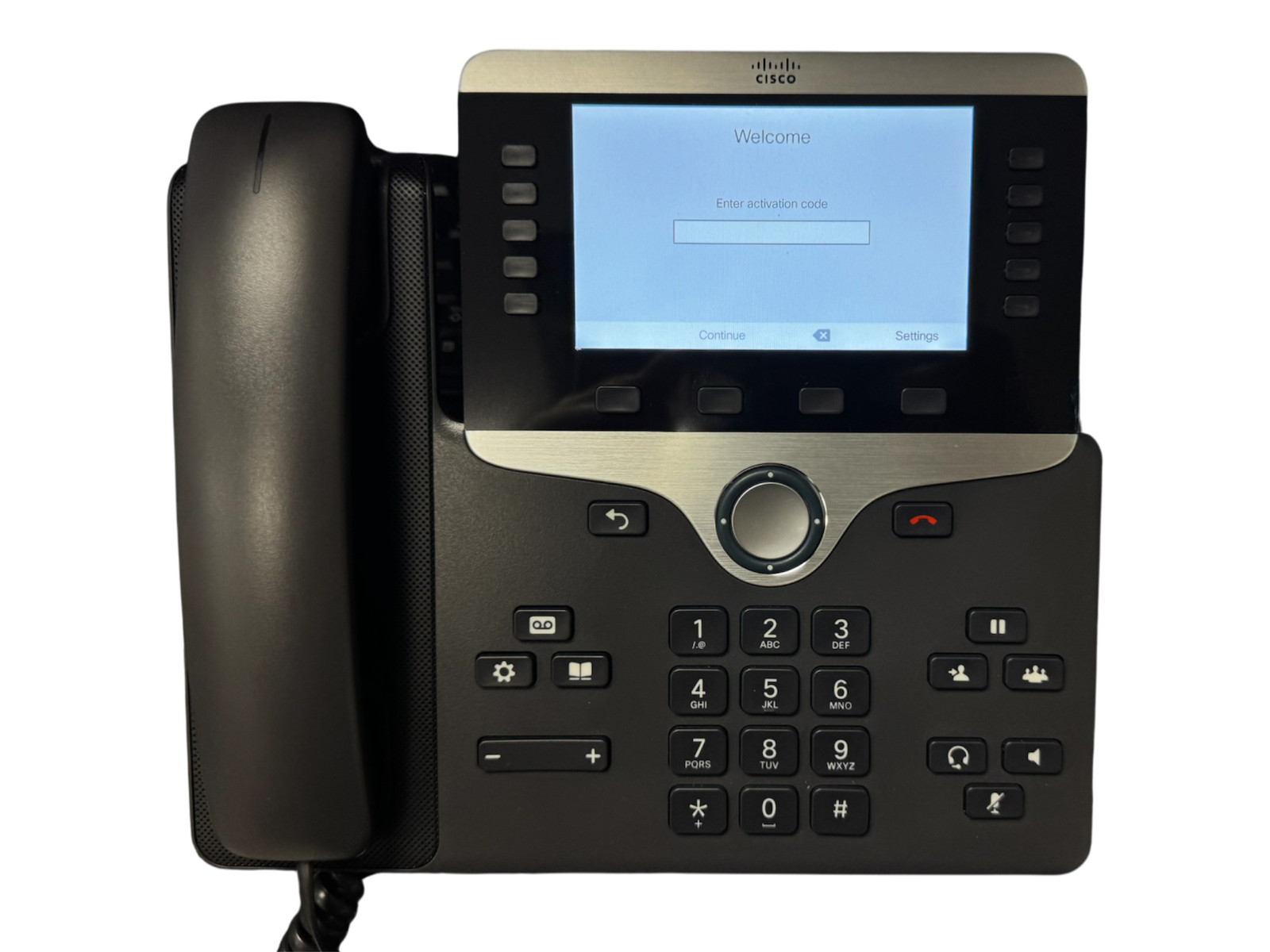 Lot of 9 Cisco CP-8811 IP Desk Phones VoIP Gigabit PoE Tested Working