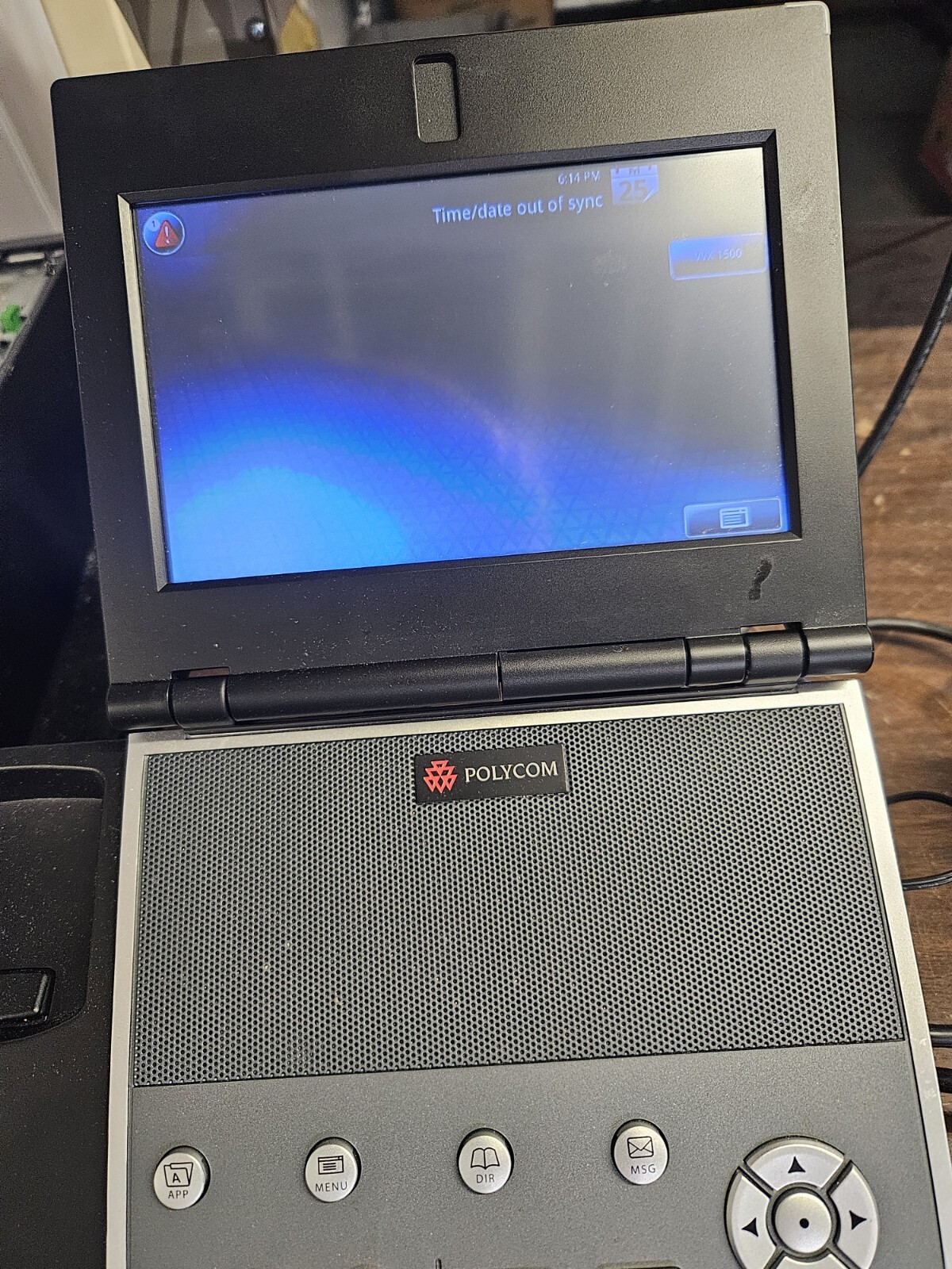 Polycom VVX 1500 IP Video Conference Phone w/ Handset & Cord