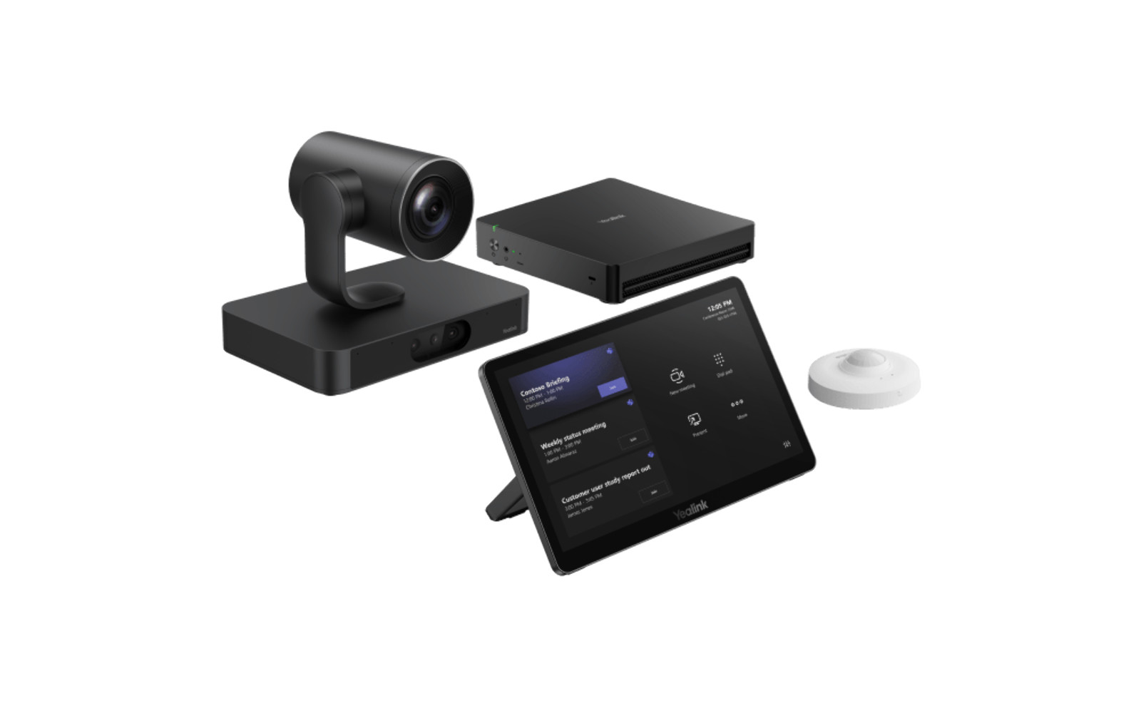 Yealink MVC S80-C5U-000 Microsoft Teams Room System – Quad-Lens 4K AI Camera 20x