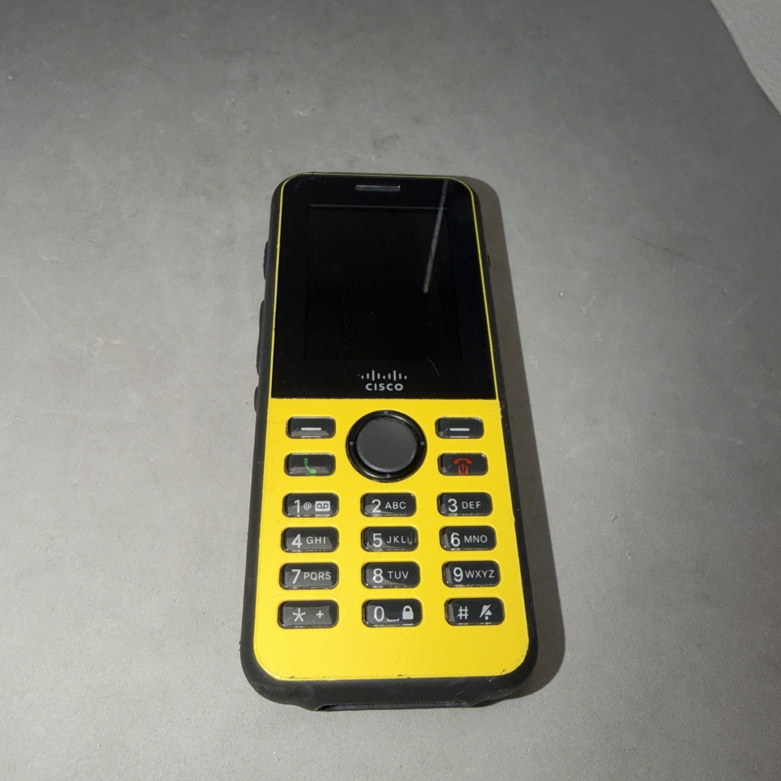 Cisco CP-8821-EX Wireless Phone – Black/Yellow *READ*