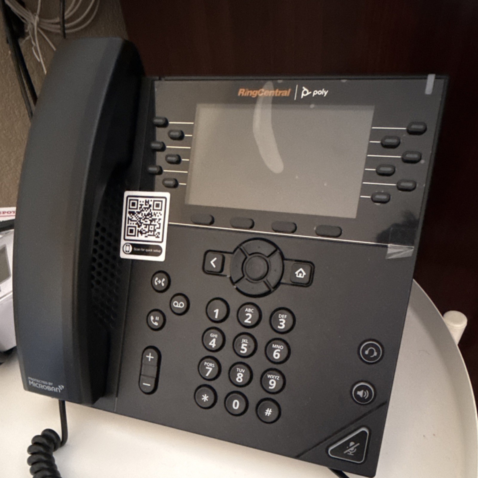 Poly VVX Corded VoIP Business Phone Black Speakerphone Ethernet (RJ-45)