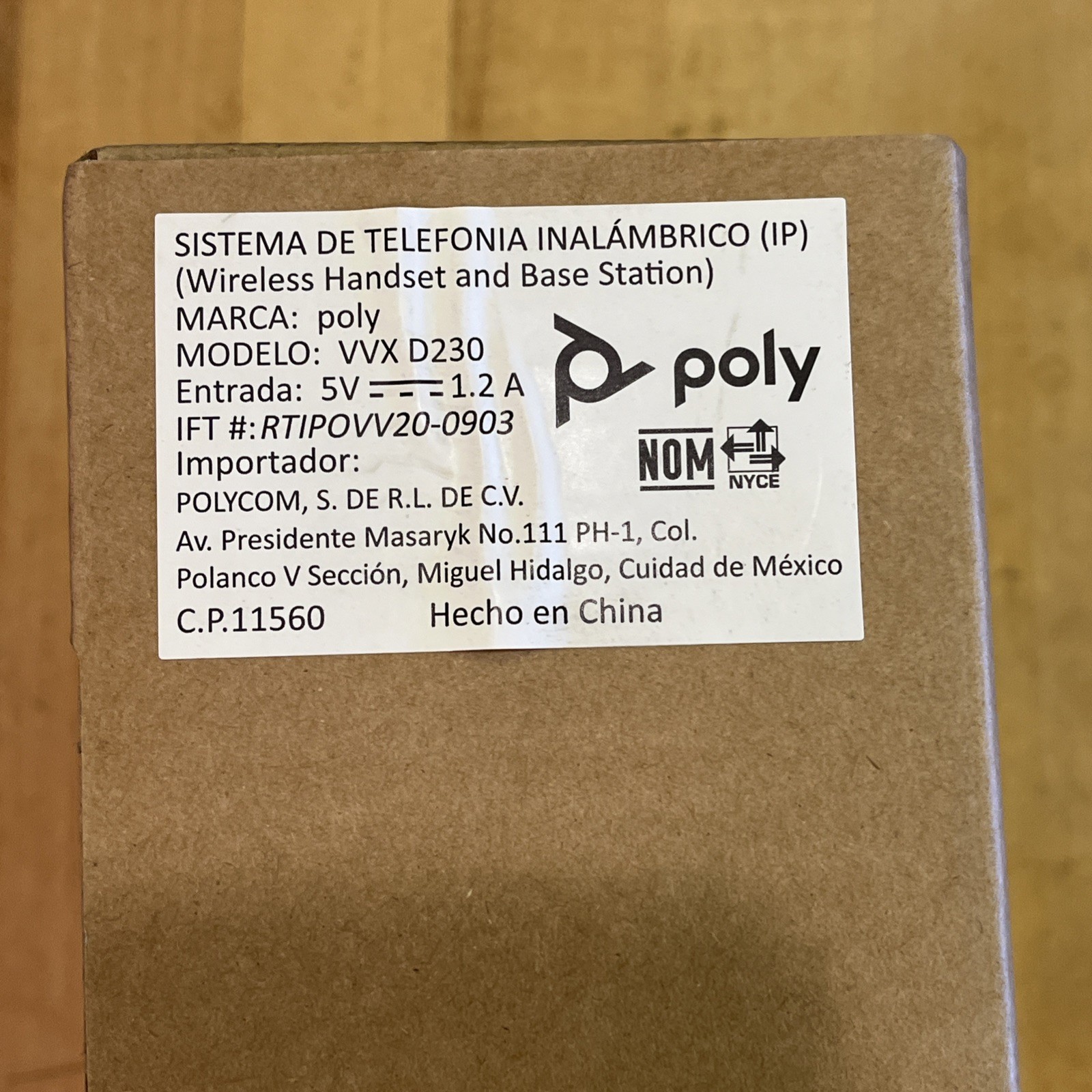 Polycom VVX D230 Remote Wireless Handset Charging Base 2200-49235-001 – New