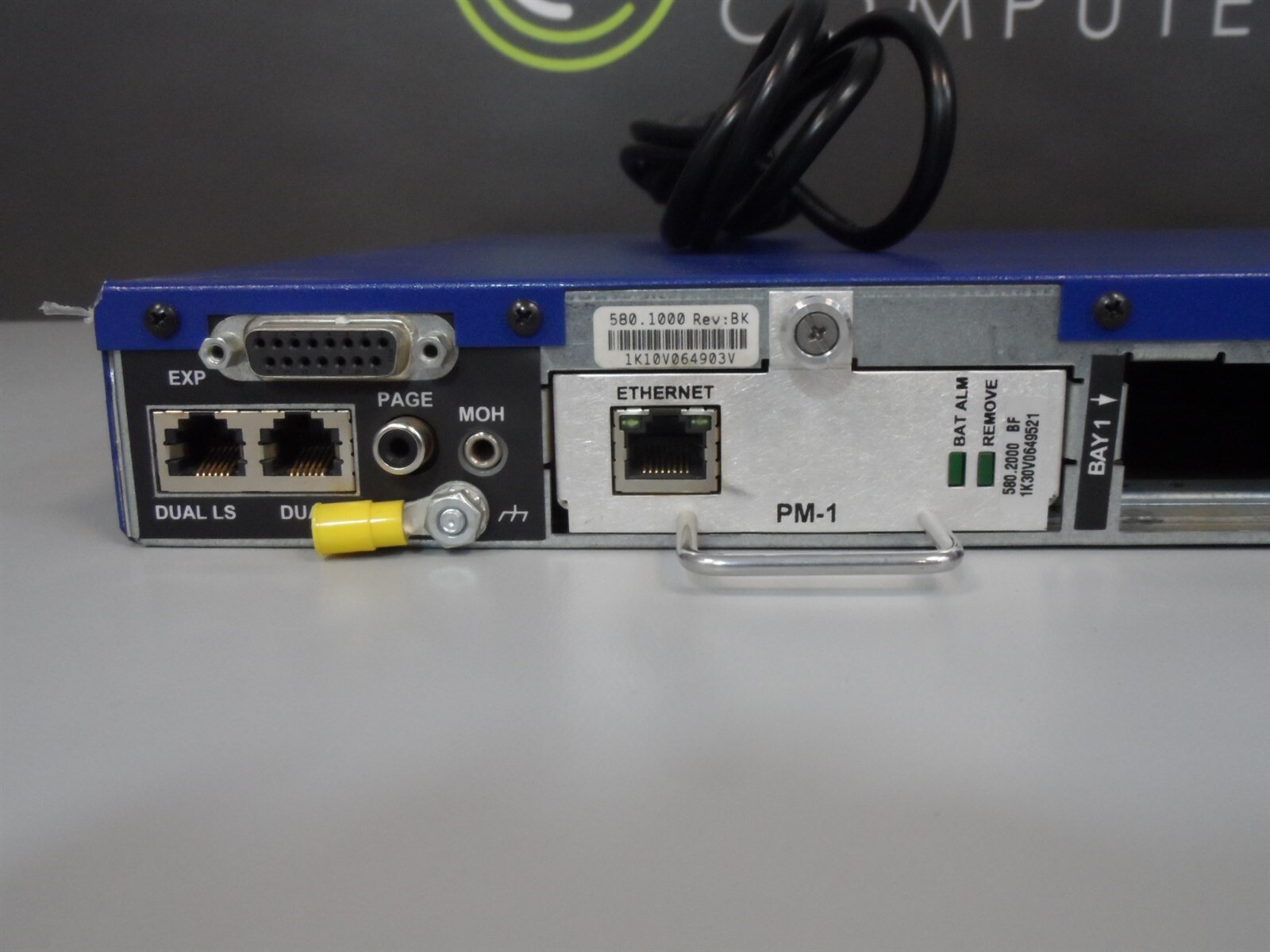 Mitel Inter-tel CS-5200 580.1000 IP PBX Cabinet W/ License Missing Dongle