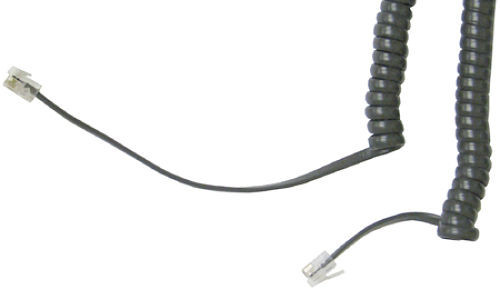 Avaya Lucent AT&T Office IP 25′ Charcoal Gray Grey Phone Handset Coil Cord NEW