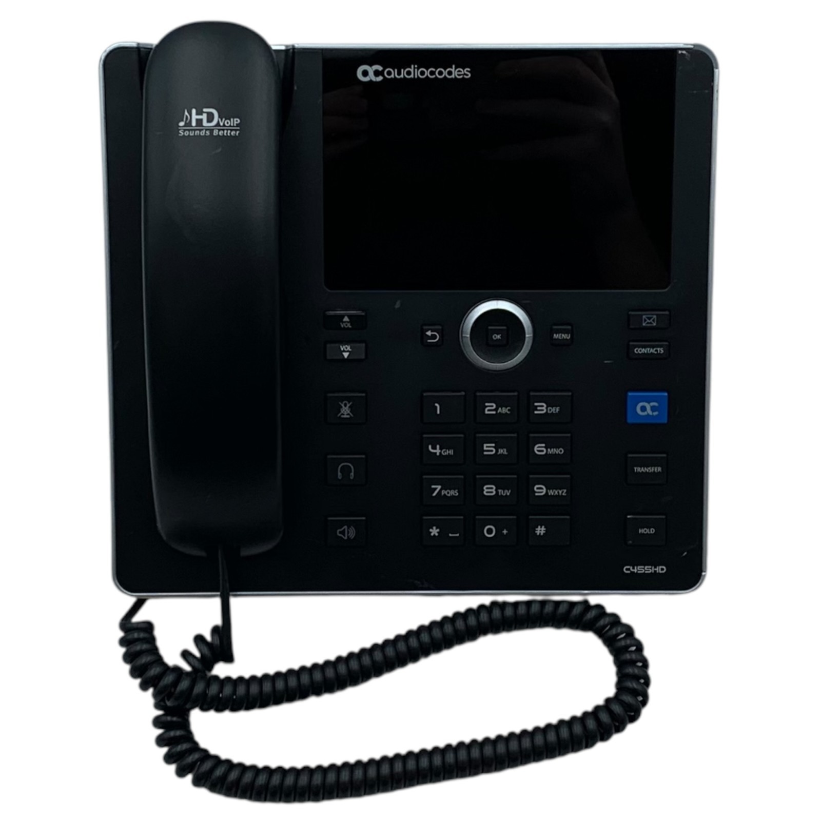 AudioCodes C455HD GGWV00743 Teams Edition Corded Telephone Black