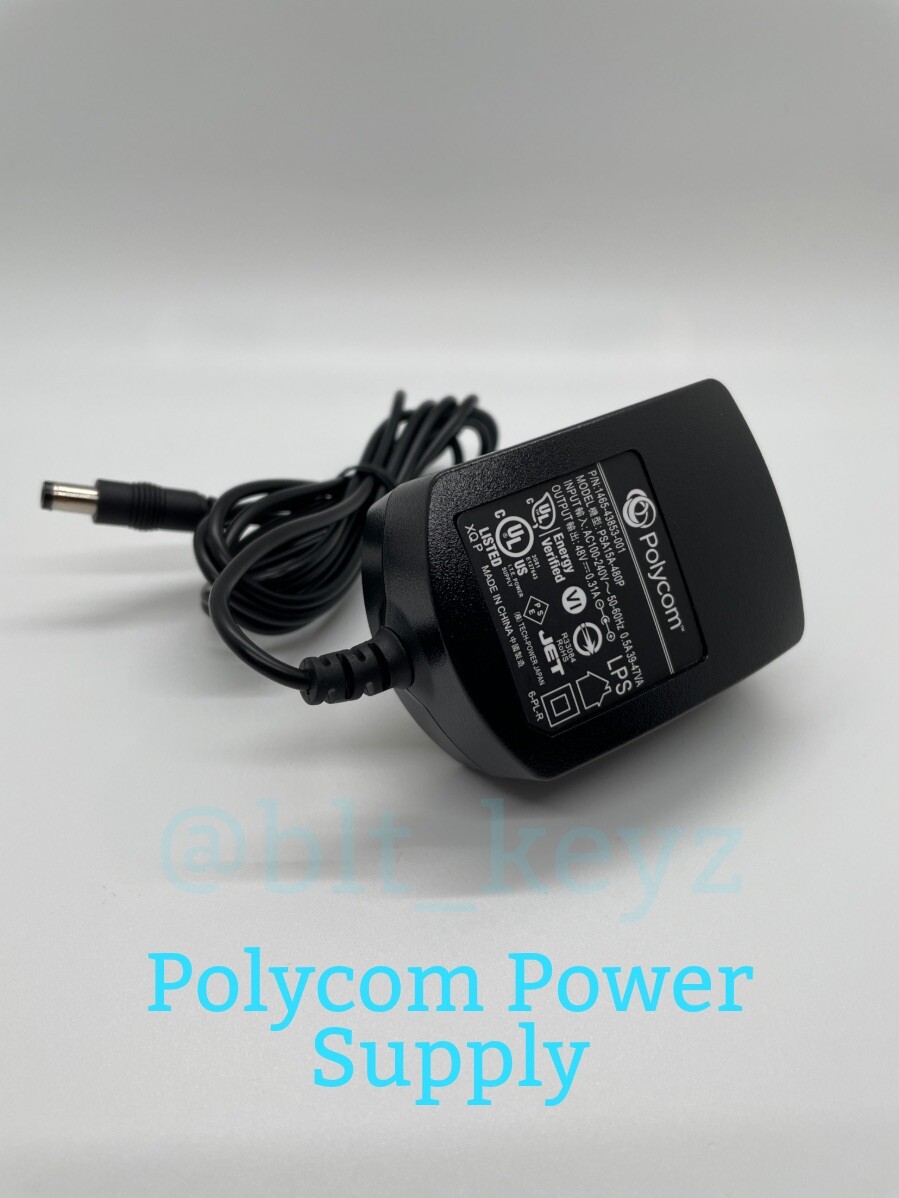 POLYCOM POWER SUPPLY 48V/0.5A PSA15A-480P 1465-43853-001 Used