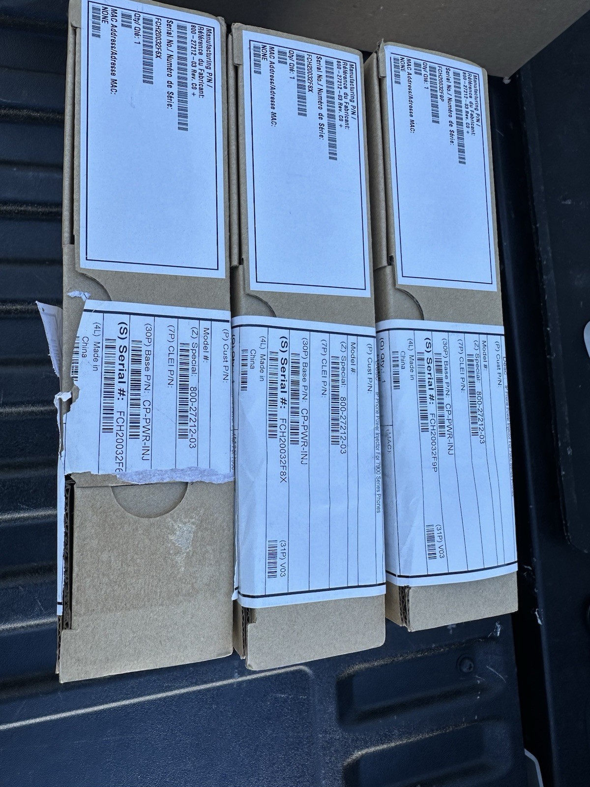 Cisco CP-PWR-INJ Unified IP Phone Power Injector For 7900 Lot Of 3 NEW