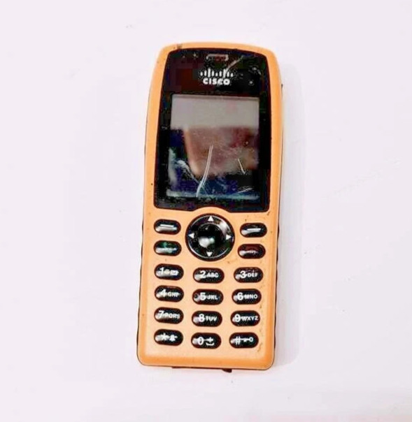 *UNTESTED* YELLOW CISCO CP-7925G-EX WIRELESS HANDSET UNIFIED IP PHONE TELEPHONE