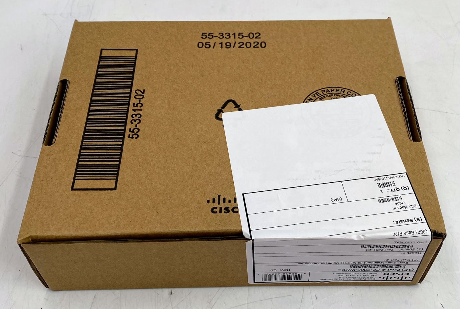 Cisco CP-7800-WMK= Spare Wallmount Kit for UC Phone 7800 Series
