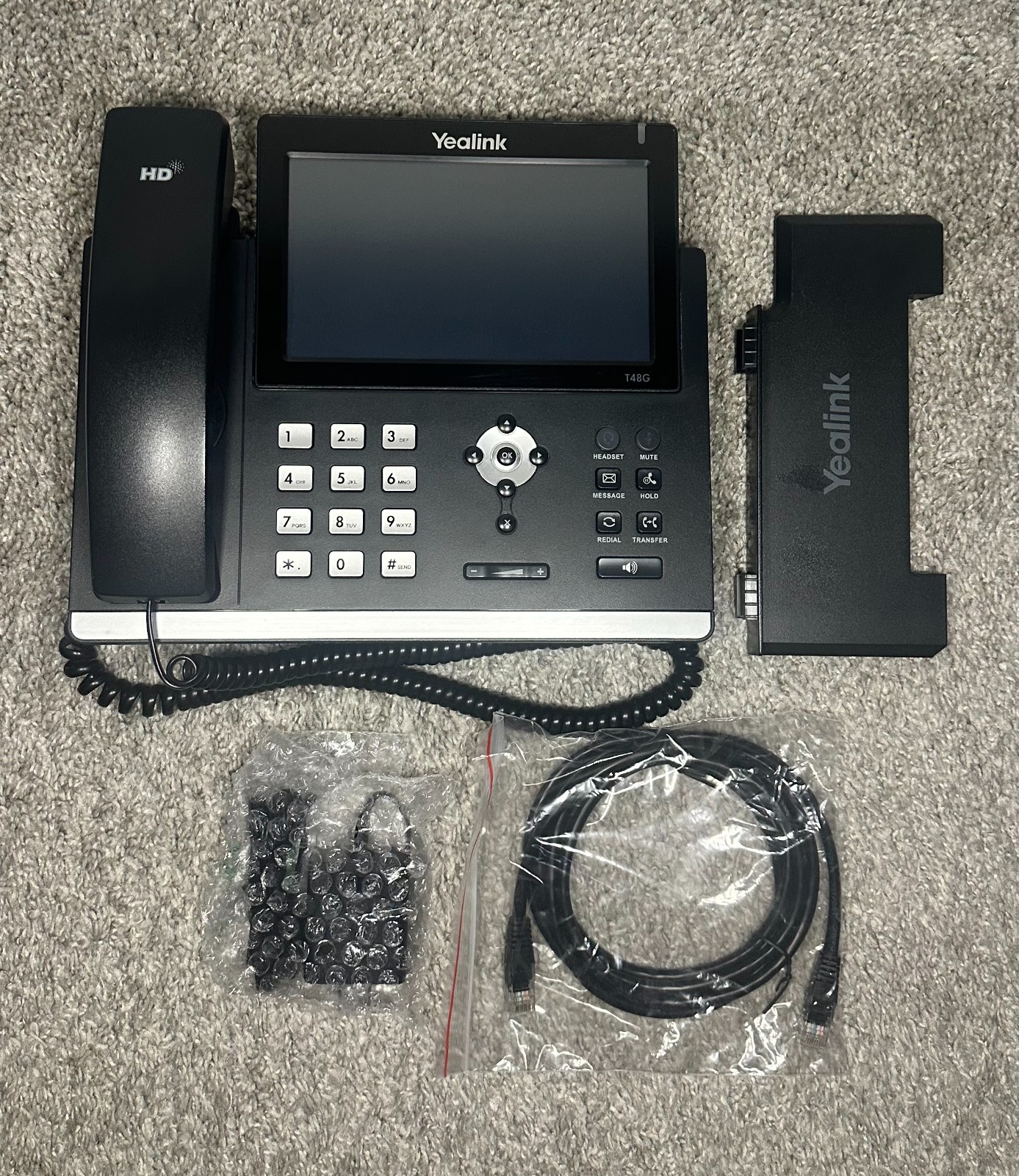 Yealink SIP-T48G Gigabit IP Phone – Black
