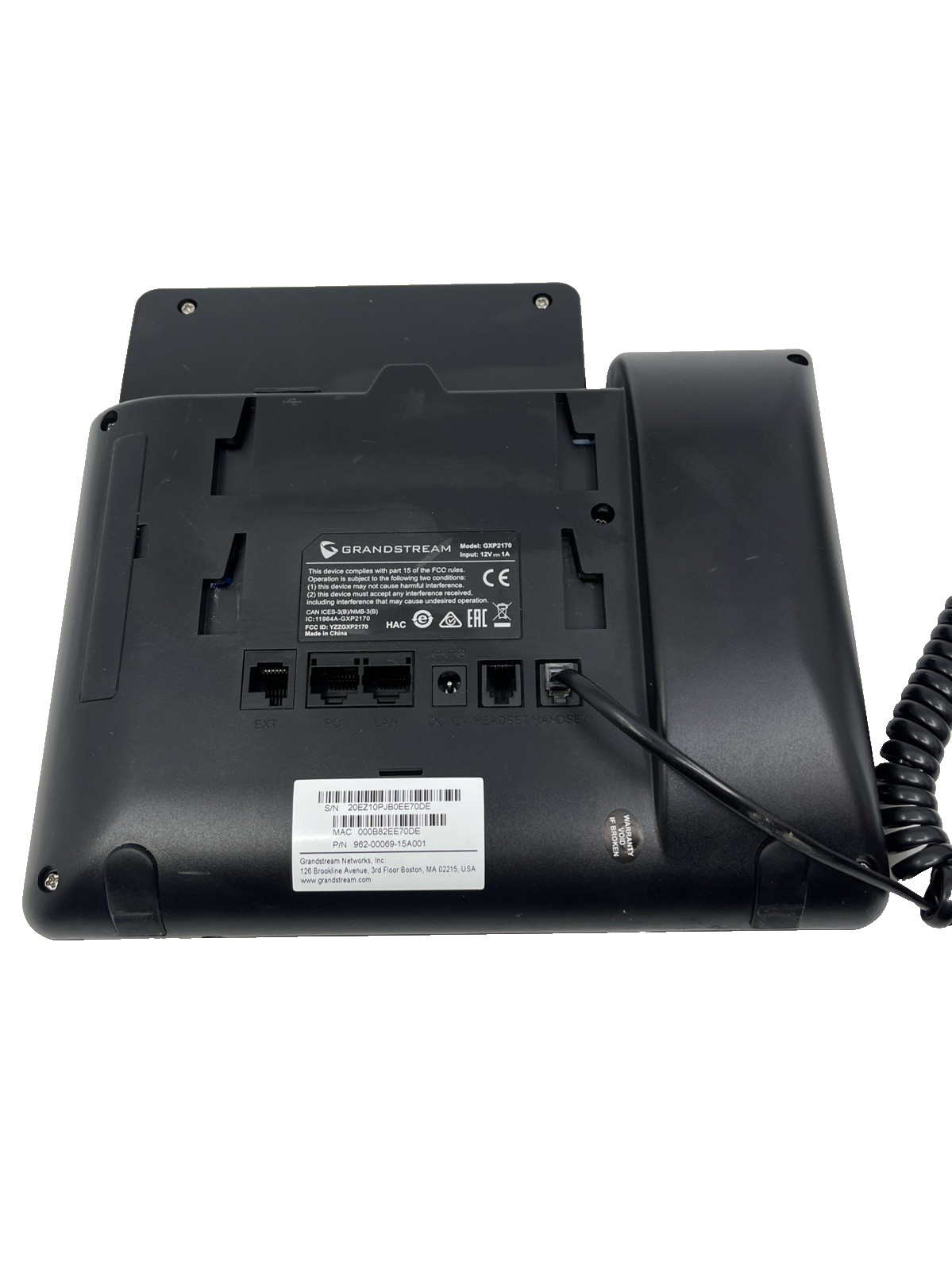 Lot of 10 Grandstream GS-GXP2170 12 Lines 5-way Voice 4.3″ LCD VoIP Phone