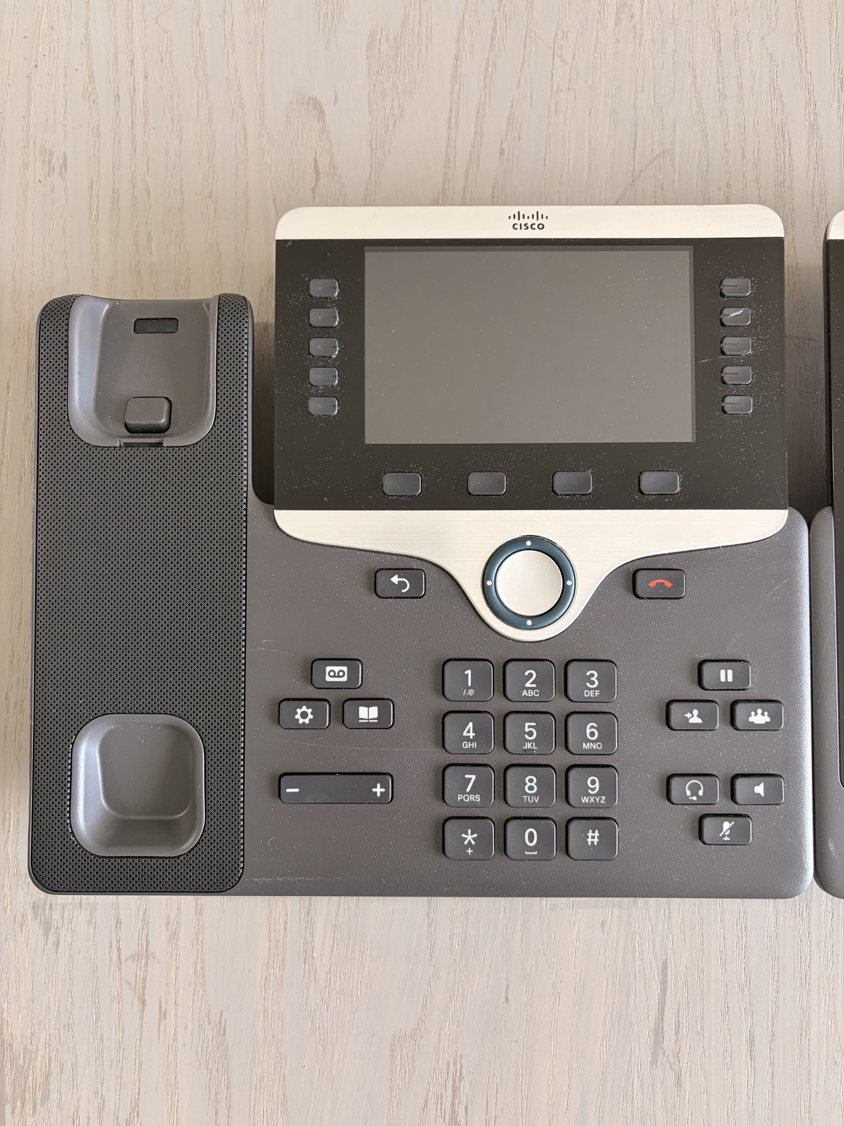 Cisco CP-8861 IP Phone w CP-8800-A-KEM Key Expansion Module NO HANDSET&STAND(U15