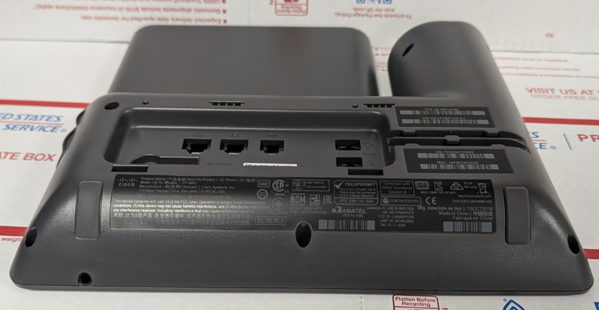 (OPEN BOX!) Cisco CP-8851-K9 IP Phone (MISSING HANDSET & CORD)