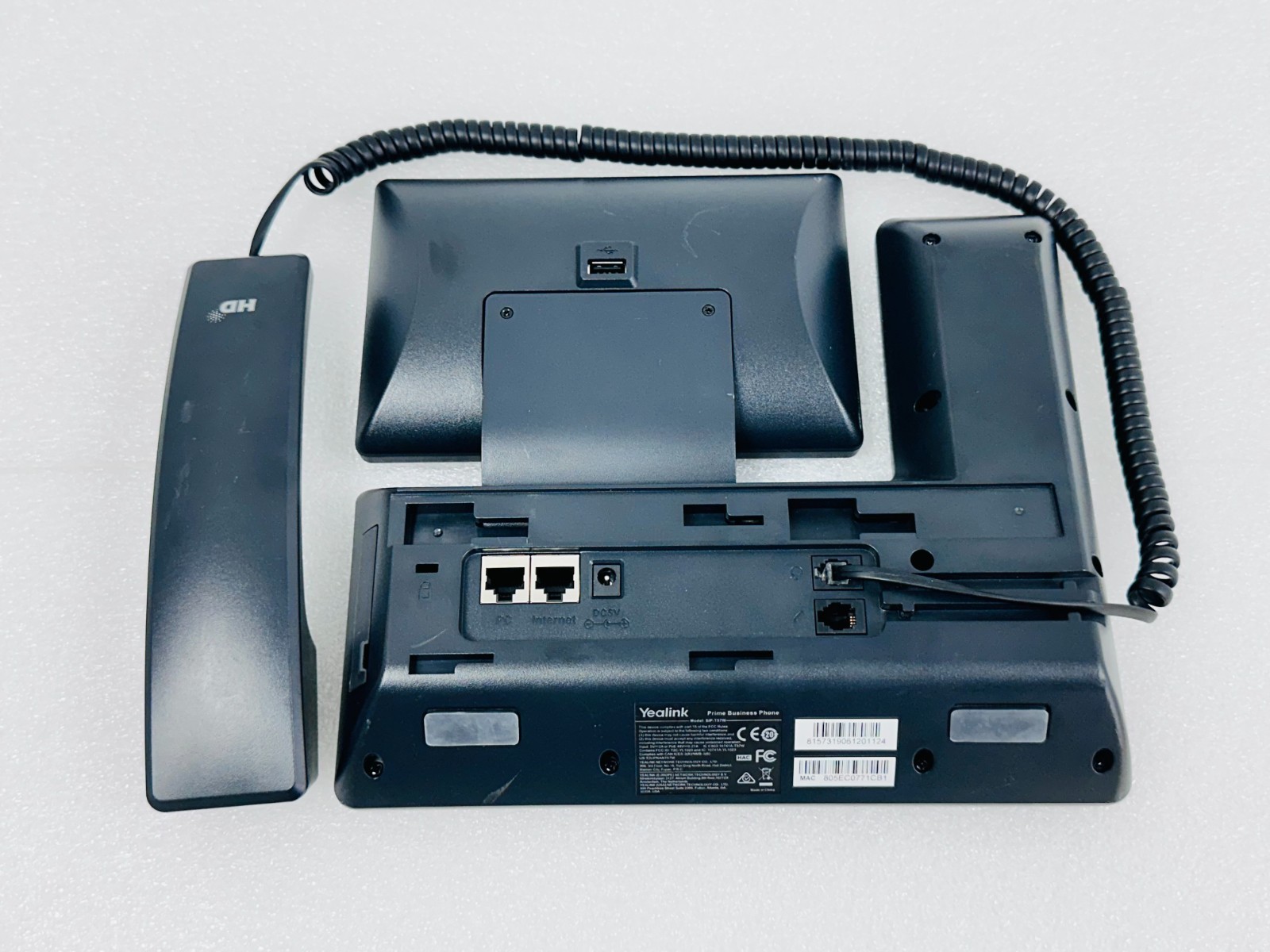 Yealink SIP-T57W Prime Business Phone Unit NO AC ADAPTR / BASE FREE SHIPPING 🚚