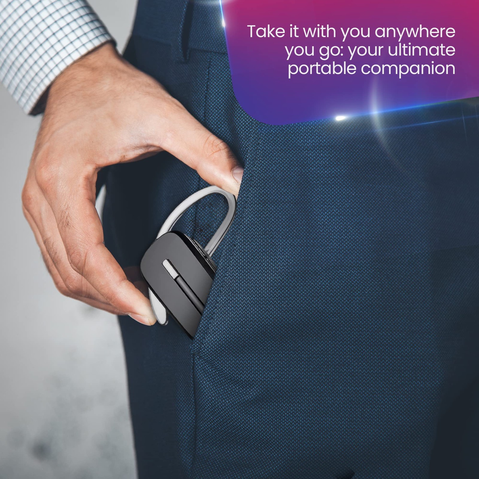 Global Teck Plantronics Compatible Wireless Headset Bundle EHS for Grandstream