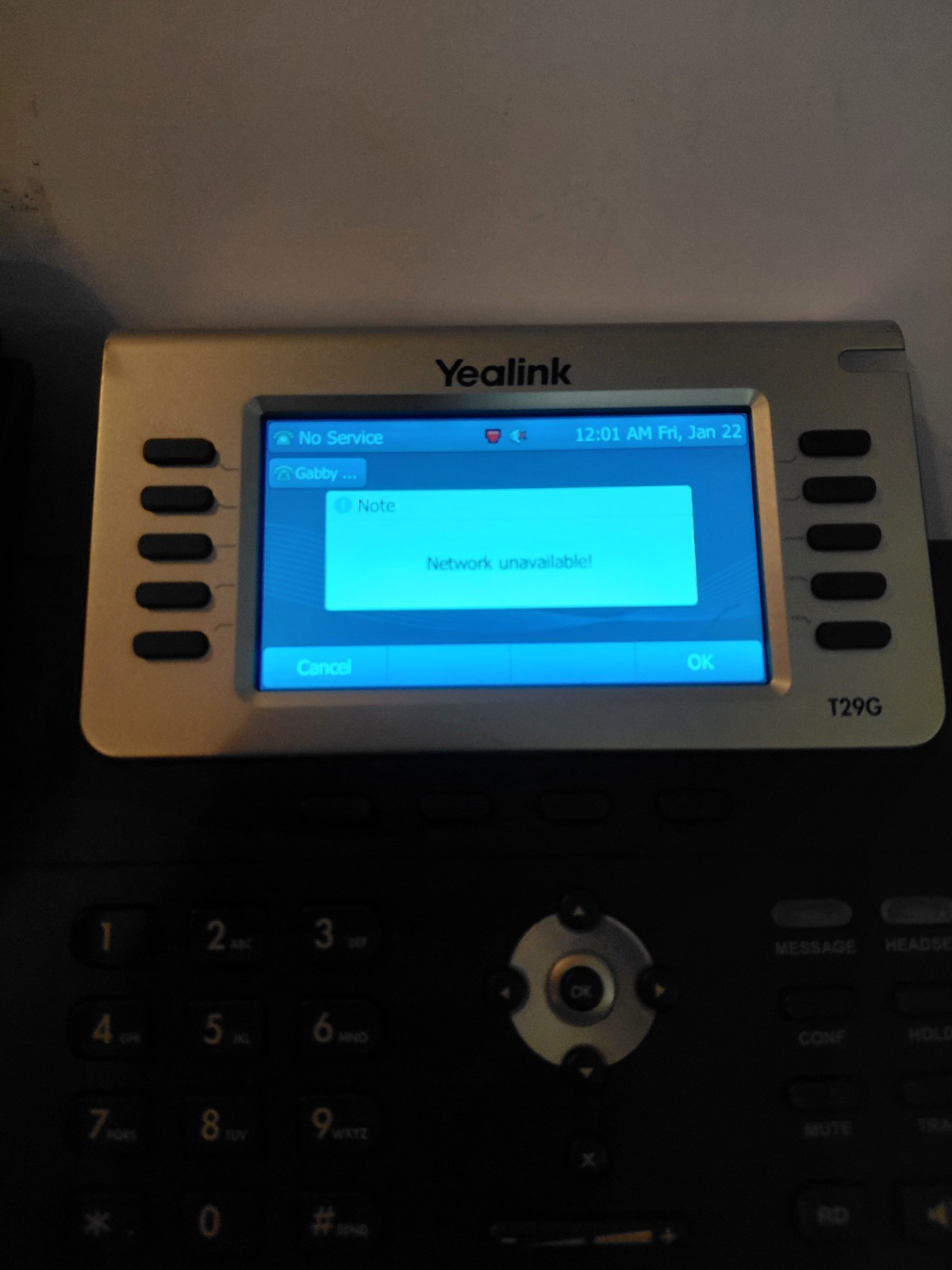 Lot of 4 Yealink Model SIP-T29G Gigabit IP Phones With Handsets & Power Tested