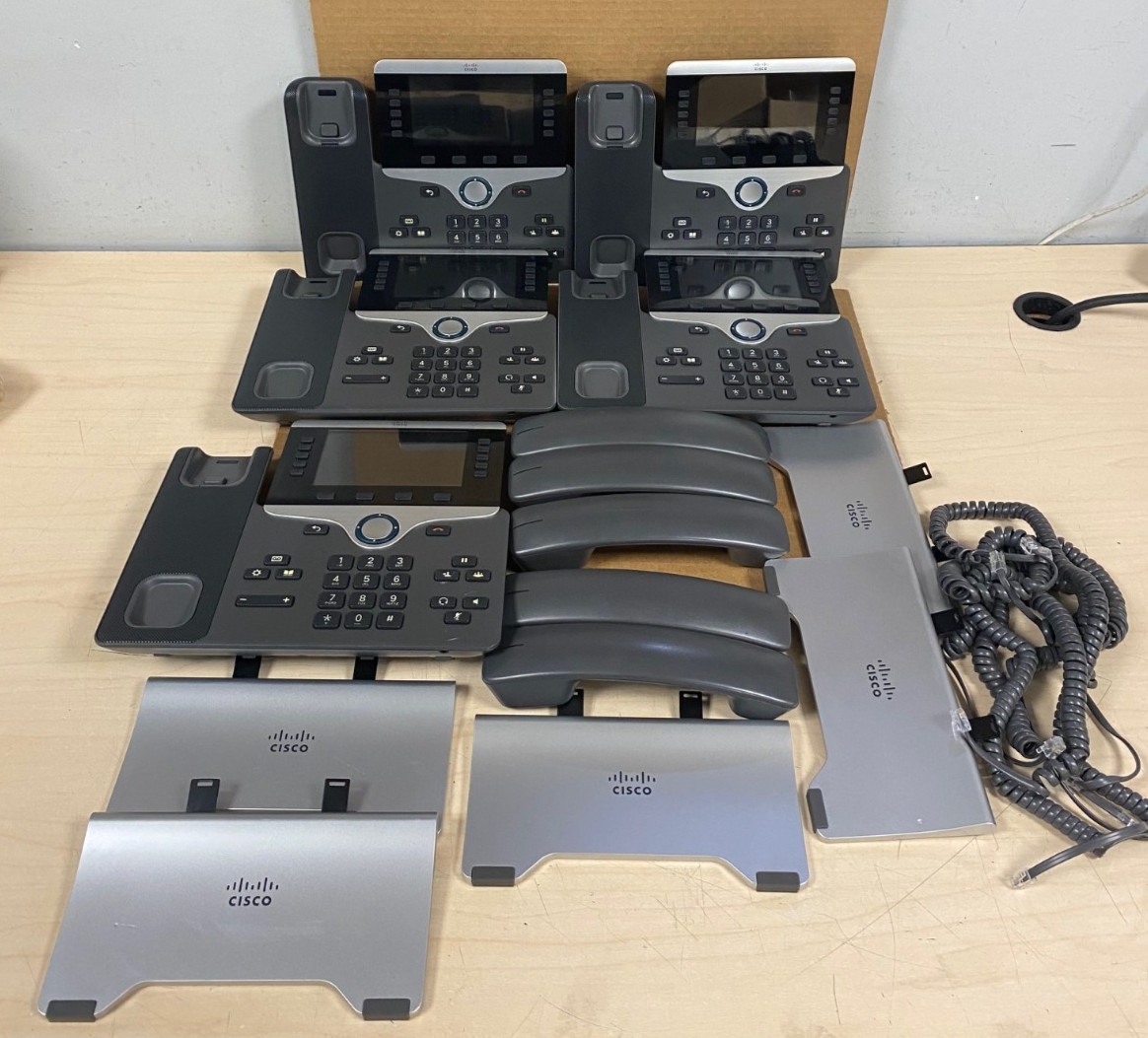 (X5) Cisco CP-8811-K9 Office IP VoIP PoE Business Phone W/STAND/HANDSET (TESTED)