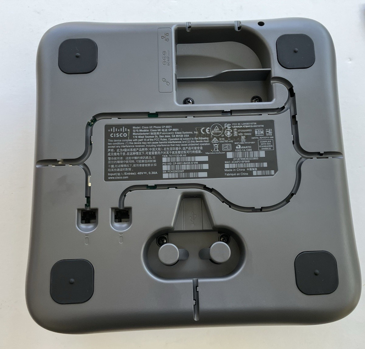 Cisco CP-8831-K9 Unified IP Conference Phone Base and Control Unit