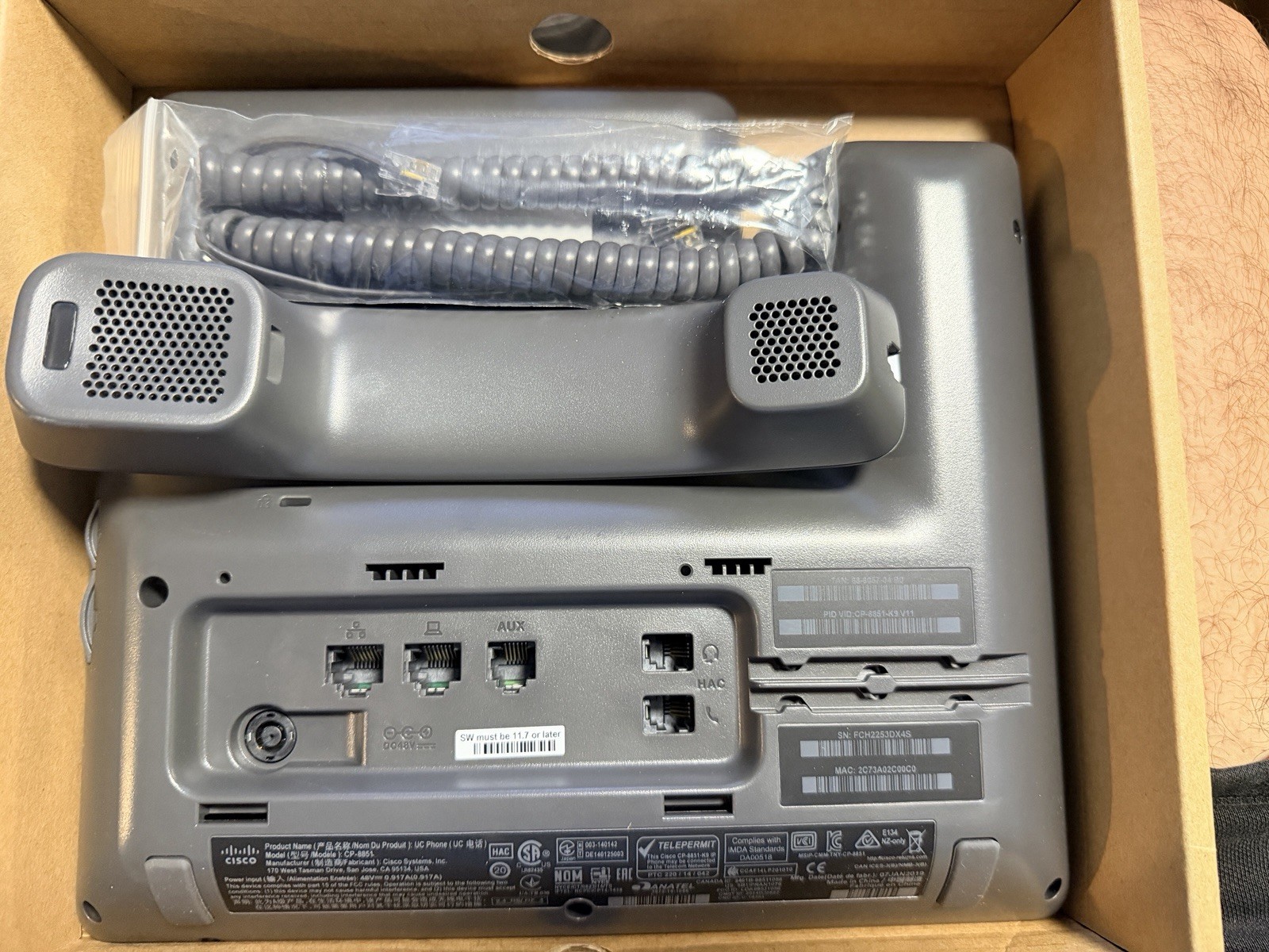 Cisco IP Phone 8851