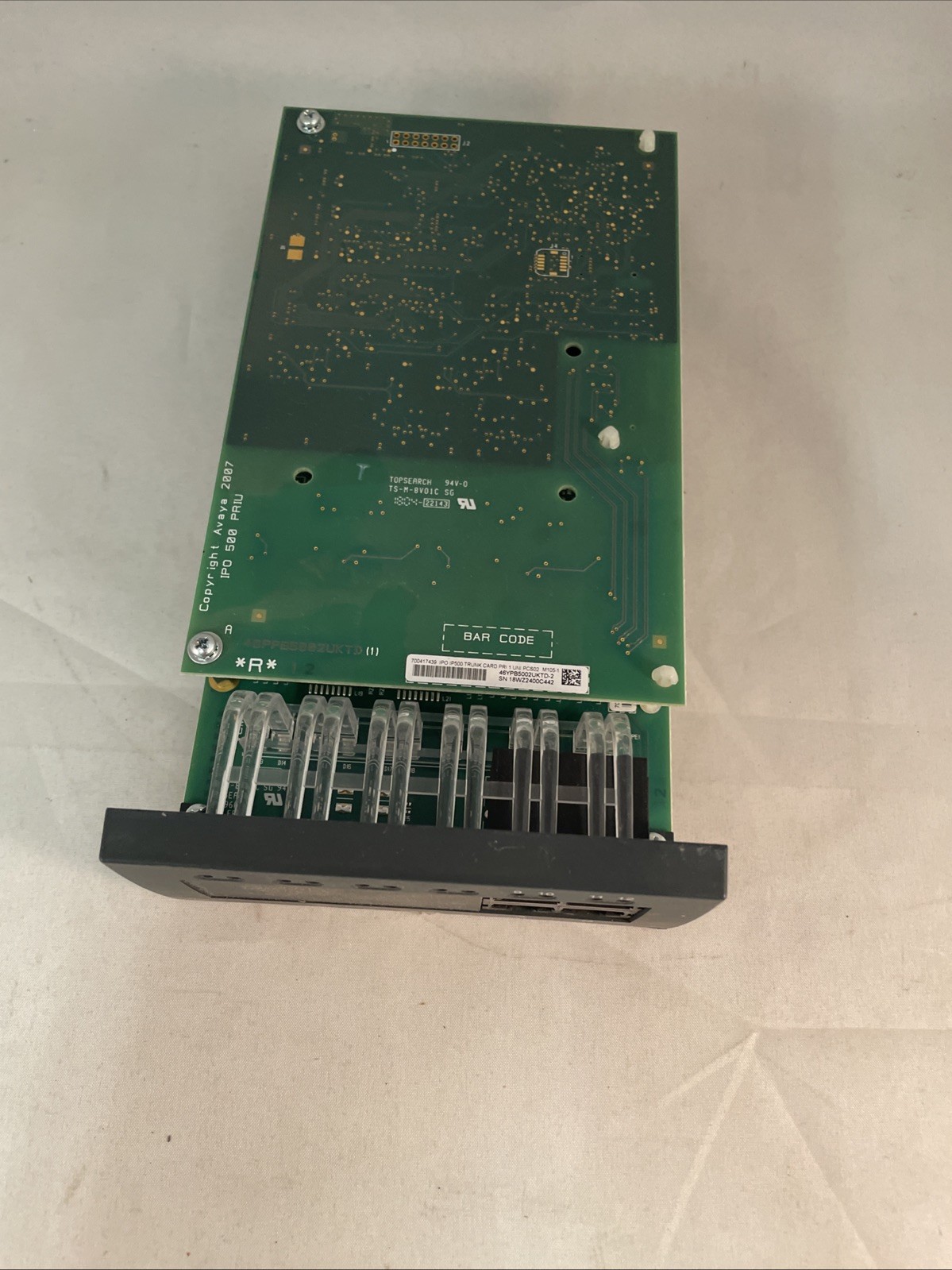 AVAYA IP500 VCM 32 V2 BASE CARD 700504031, USED, WORKING