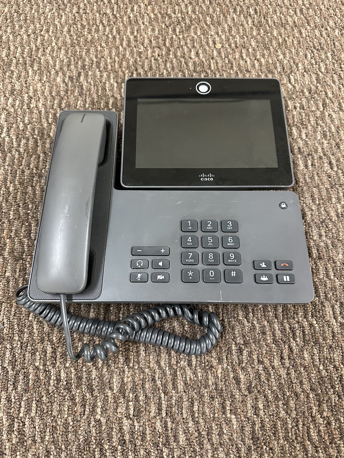 Two Cisco UC Phone CP-DX650-K9 IP VoIP SIP Phone 7” LCD Conferencing Touchscreen