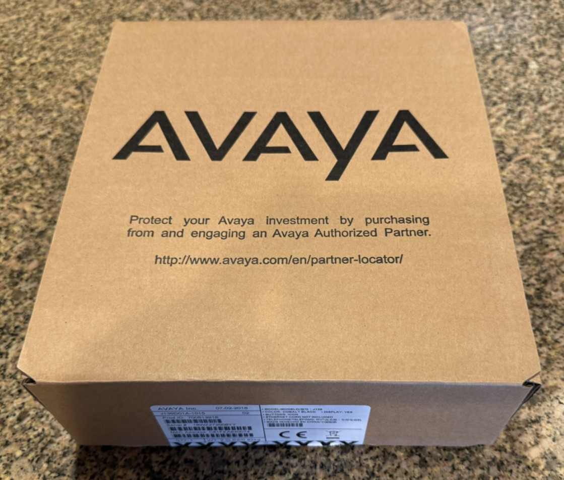 Avaya J139 IP Phone (700513916) – Cobalt Black, Base and Handset ONLY