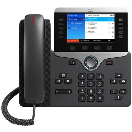 Cisco CP-8851-3PCC-K9= IP Phone 8851 with Multiplatform Firmware – Charcoal