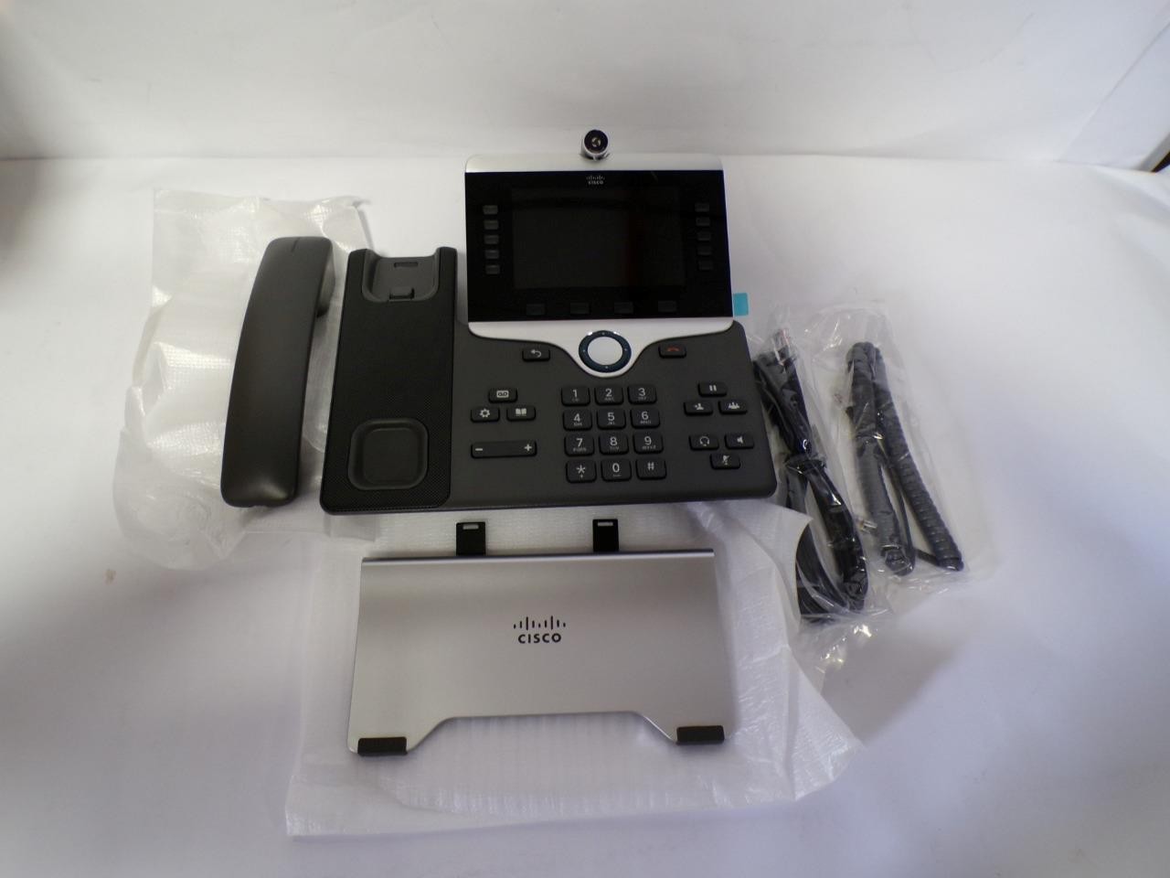 New* Cisco CP‑8845‑K9 IP Phone 8845 VoIP HD Video PoE Color Display (J724)