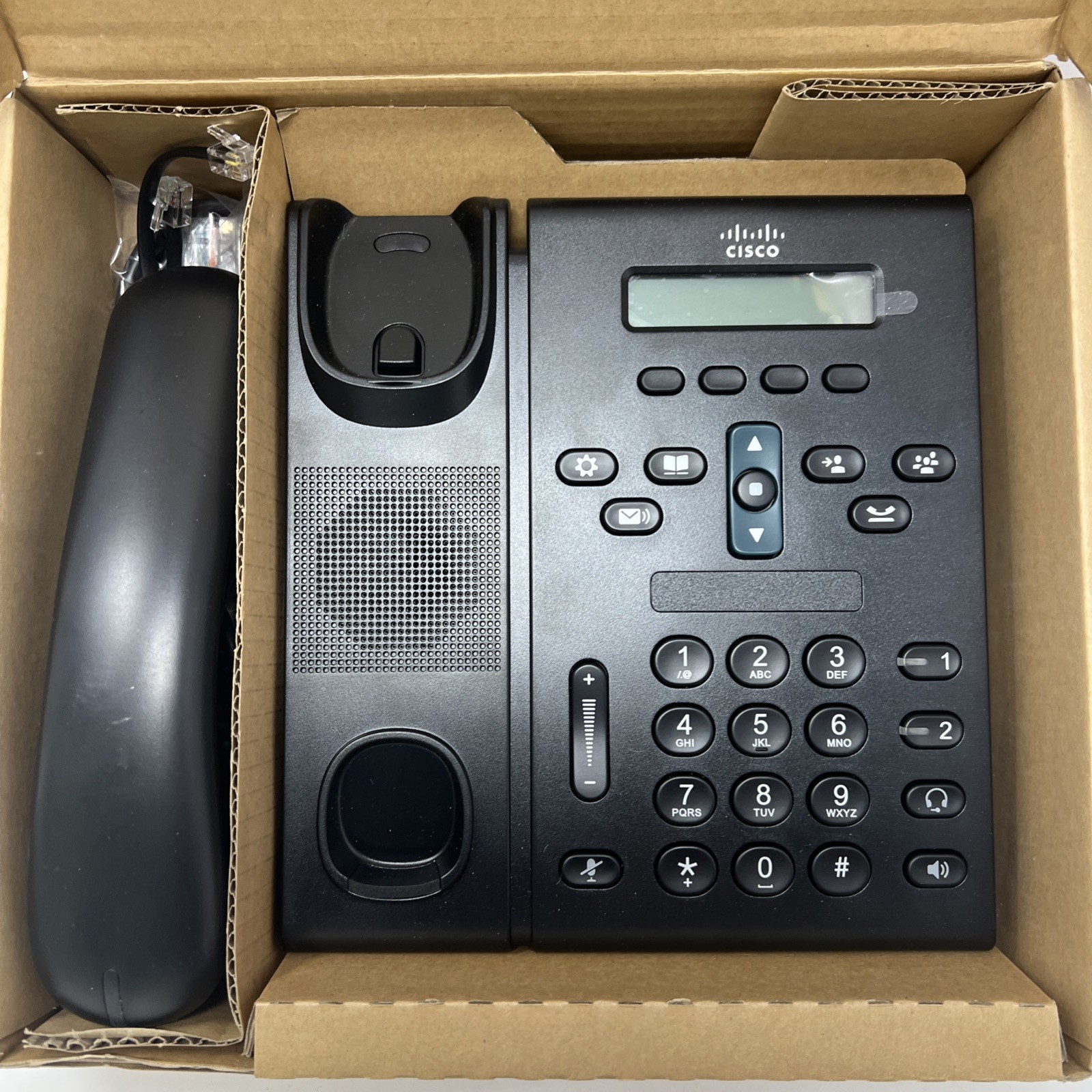 Cisco UC Phone 6921 Charcoal w/ Standard Headset CP-6921-C-K9