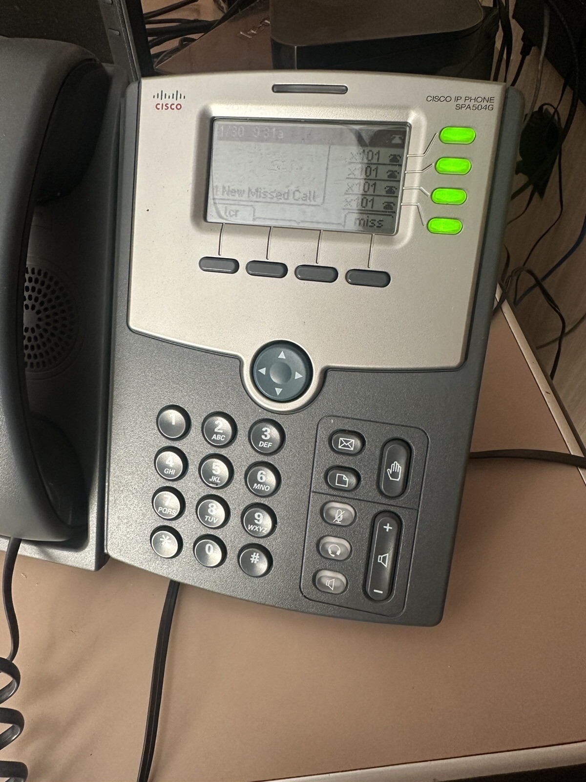 Cisco SPA 504G 4-Line, 2-Port Switch PoE IP Phone