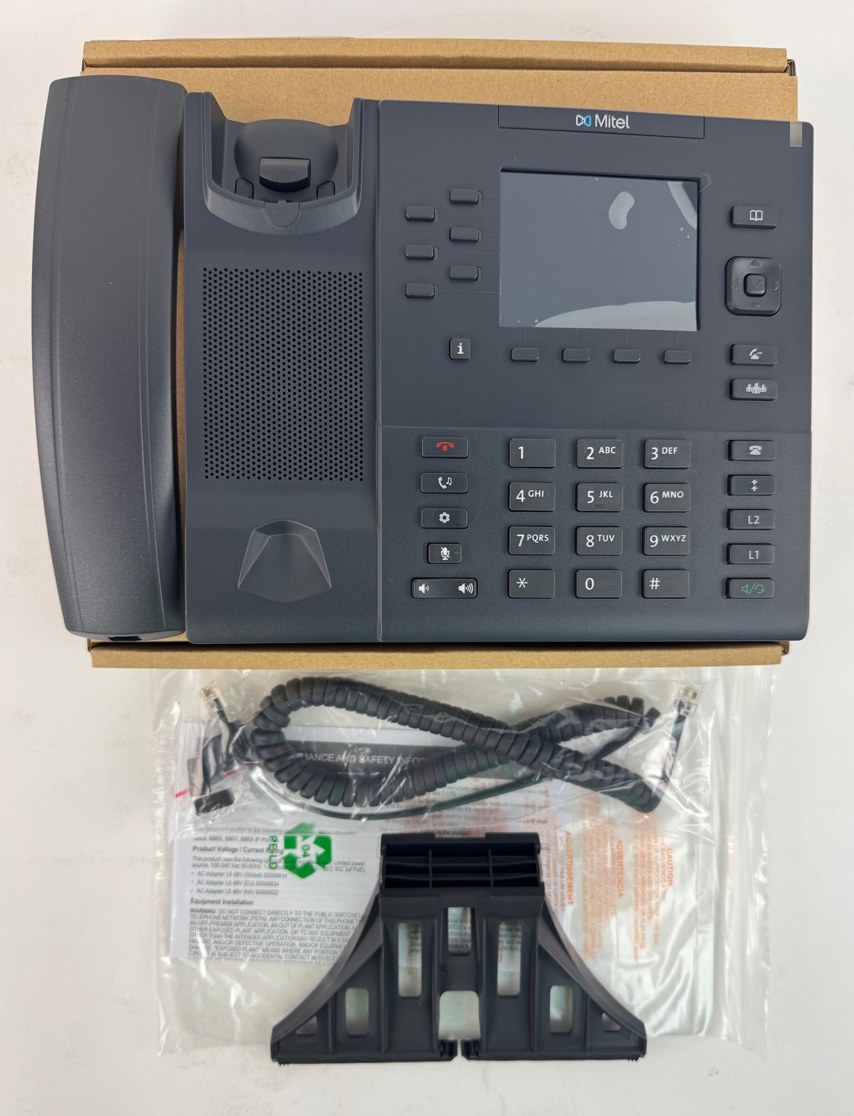 Mitel Aastra 6867i SIP Phone (80C00002AAA-A) – New – Bulk