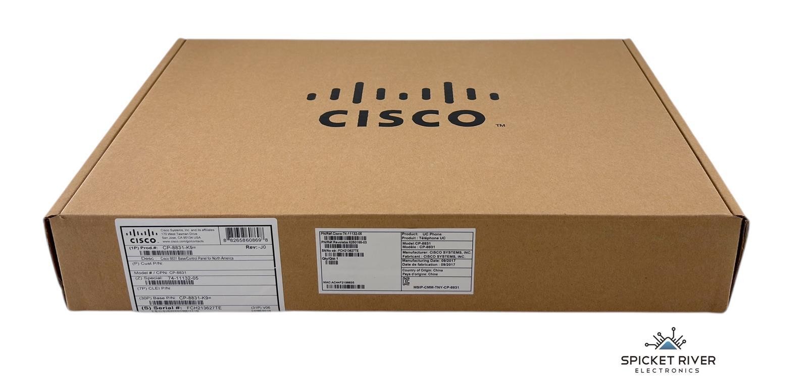 NEW – Open Box – Cisco CP-8831 V06 IP Conference Phone Base & Control Panel