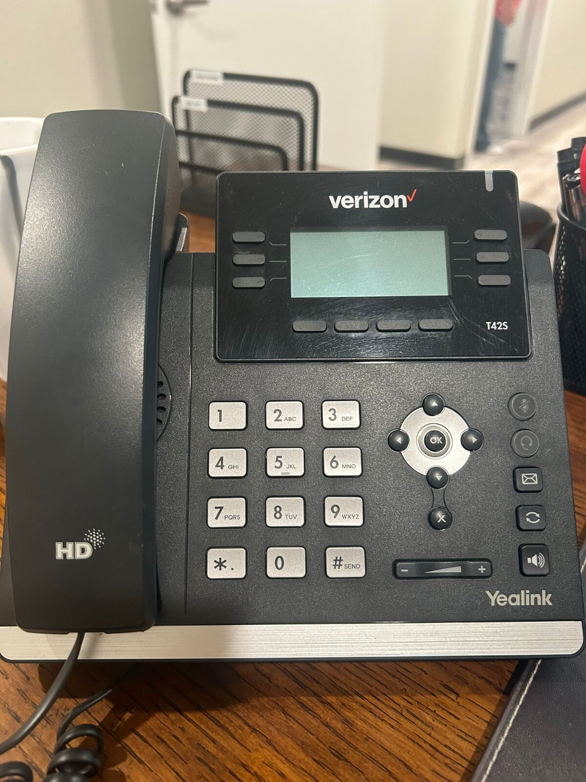 Yealink SIP-T42S Corded IP Phone Black
