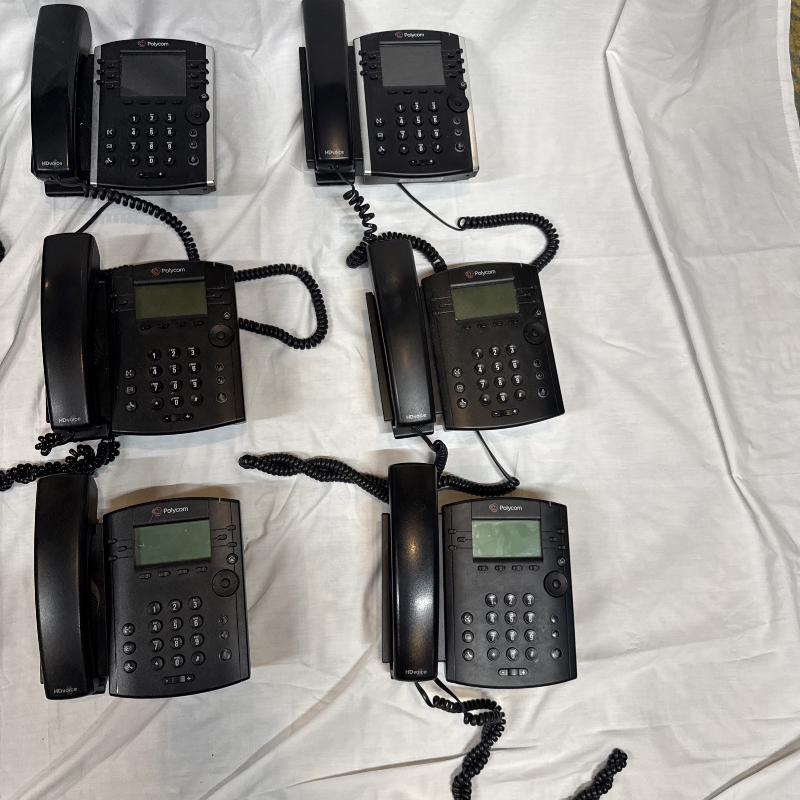 Polycom VVX 450 301 401 Business IP Phone (Power Supply Not Included) Bulk Lot B