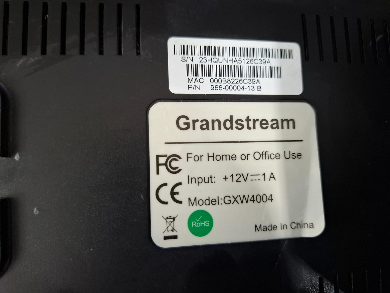 GrandStream GXW4004 4 FXS VoIP Gateway with/ PSU