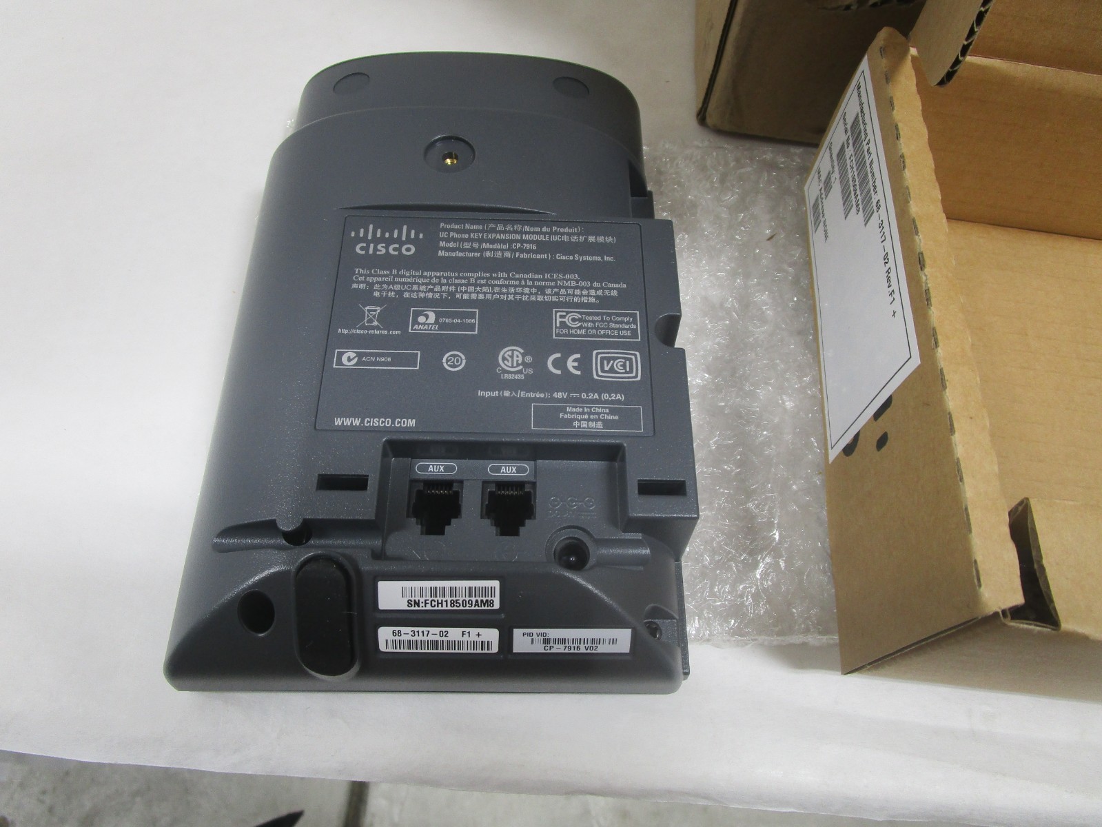 CISCO CP-7916 7916 12-Lines 4.3 inch LCD Key Expansion Module NEW LOT OF 10