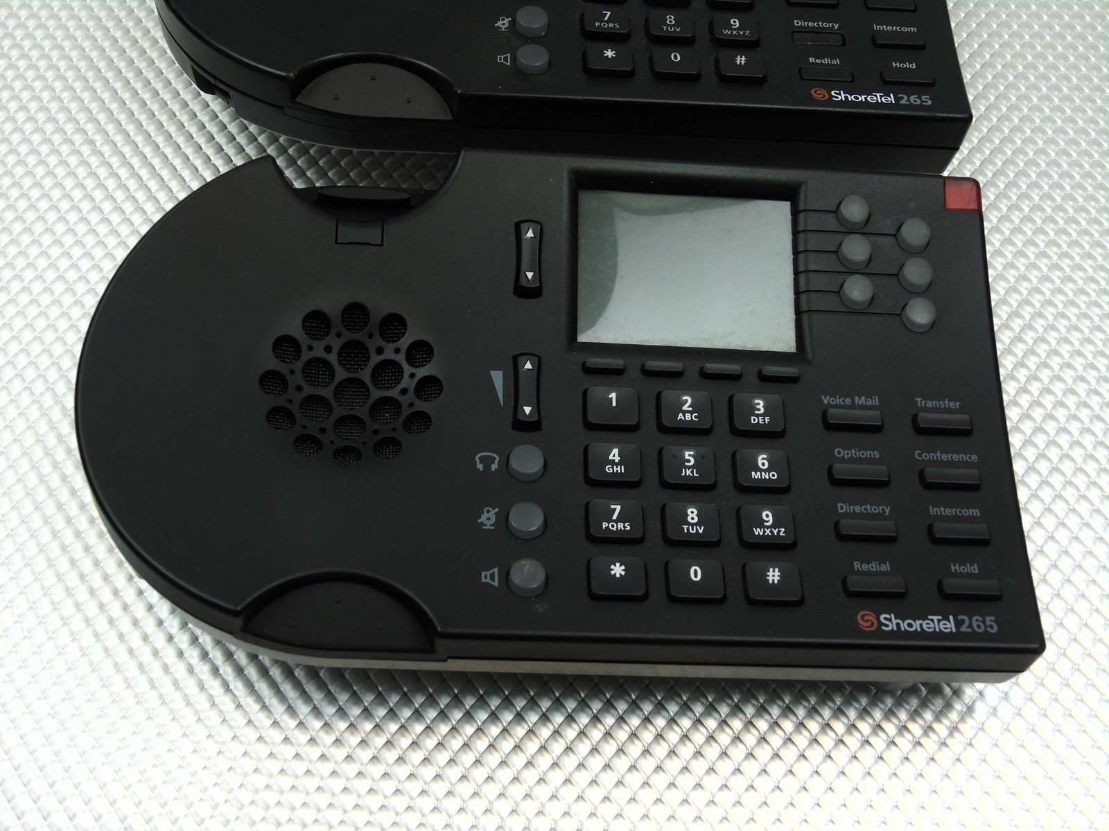 Lot of 2 – ShoreTel IP 265 IP Phone VOIP, Black – (Body ONLY)