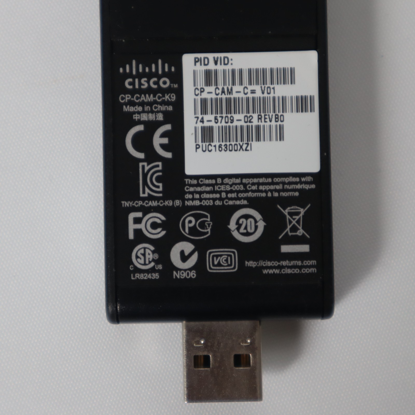 CISCO CP-CAM-C-K9 – Unified Video Camera Cisco 9900 Series IP Phone (Lot of 9)