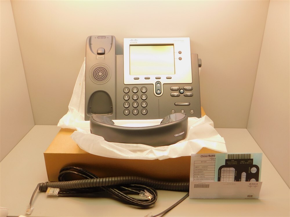 8 Brand New Cisco CP-7942G Unified IP VoIP Phones New Case of 10 phones