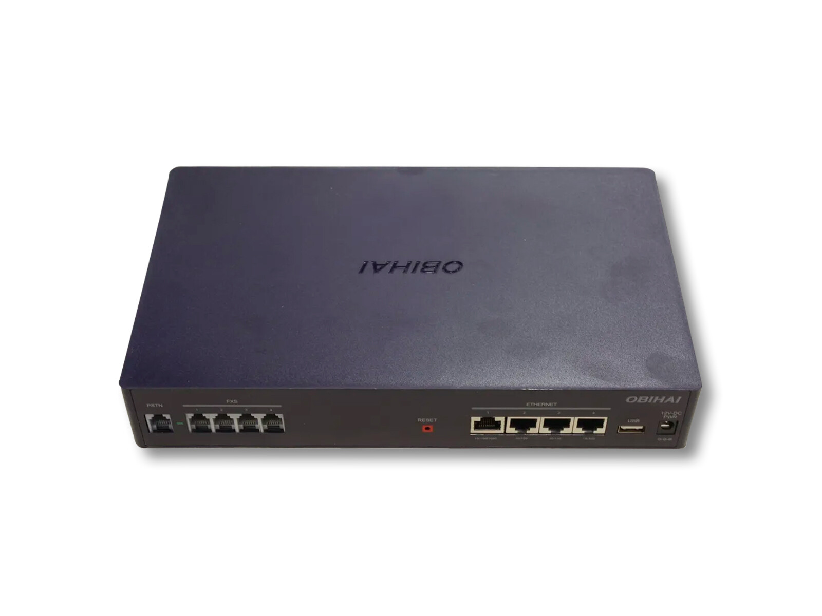 Obihai OBi504vs OBi504 4-Port Universal VoIP 4 FXS Gateway Adapter /w PSU