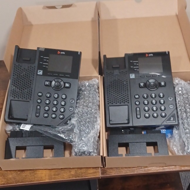 Poly VVX 250 4 Line VoIP Phkne Ethernet Black MPN