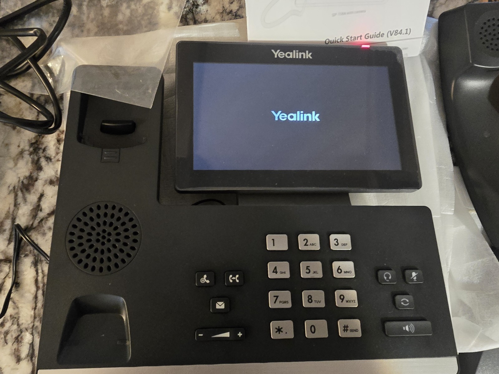 Yealink HD Android IP Phone with camera SIP-T58A NEW! Open Box
