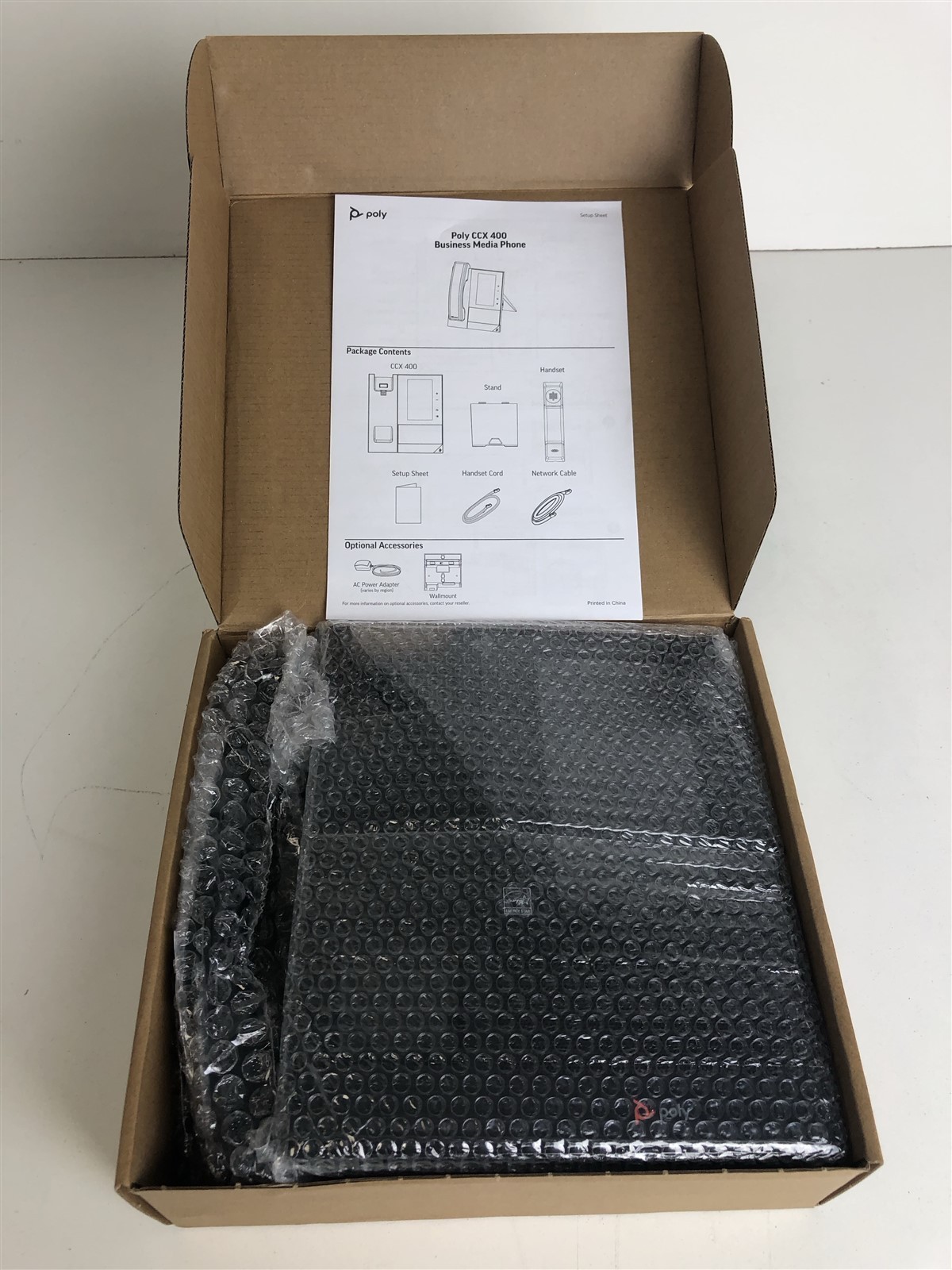Poly CCX 400 Microsoft Teams VoIP Business Media Phone PoE