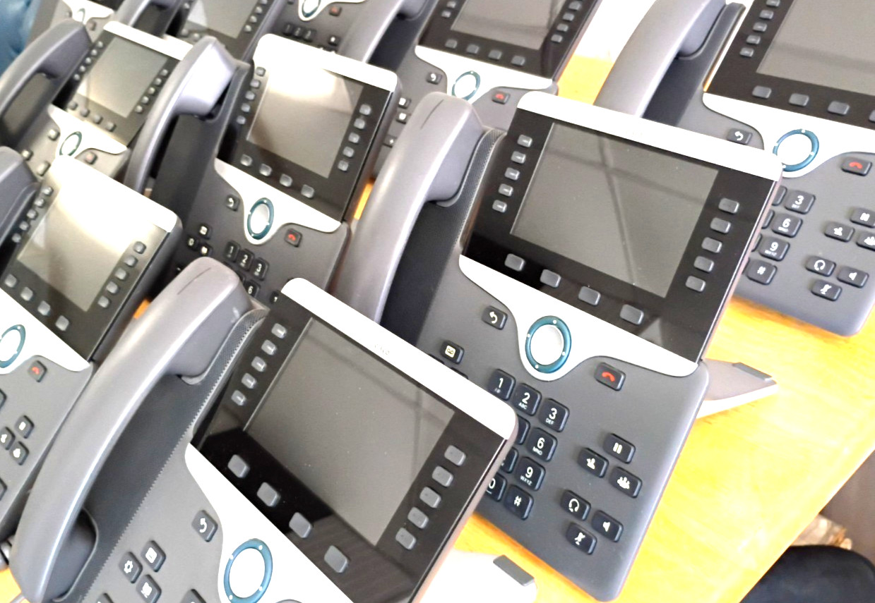 LOT OF 14 WORKING Cisco 8841 CP-8841 IP Phone Charcoal GREAT CONDITION