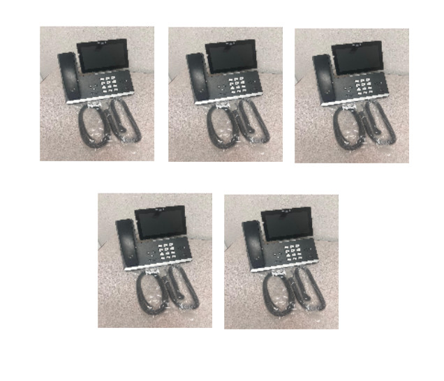 (5) Yealink SIP-T58A Smart Business Phones T58A Teams Version Cable Handset Cord
