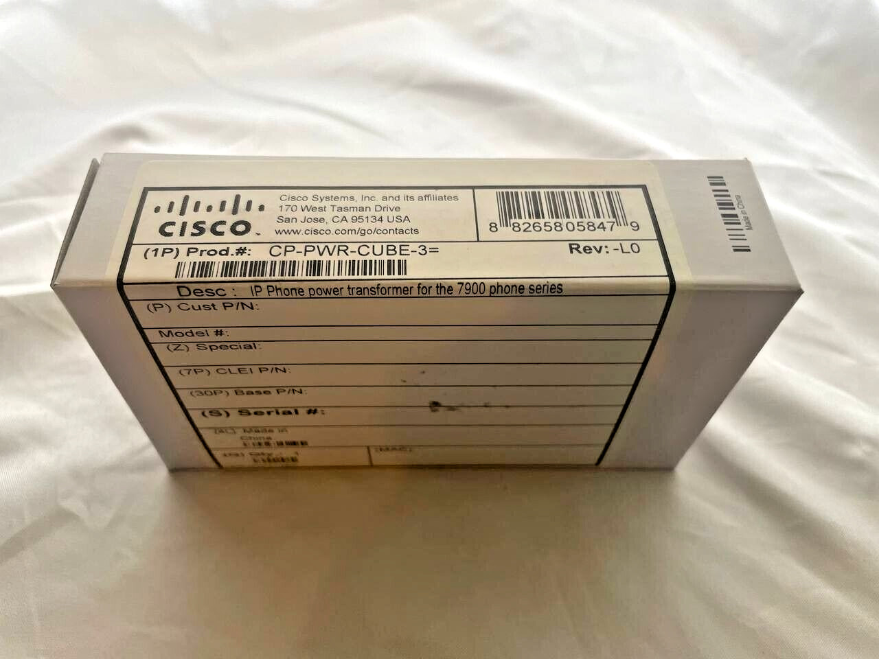 LOT of 10 NEW Genuine Cisco 341-0206-03 IP Phone AC Adapter