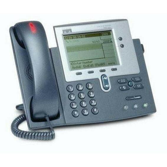 New Cisco CP-7940G Unified VoIP IP Phone w/Speakerphone & Handset