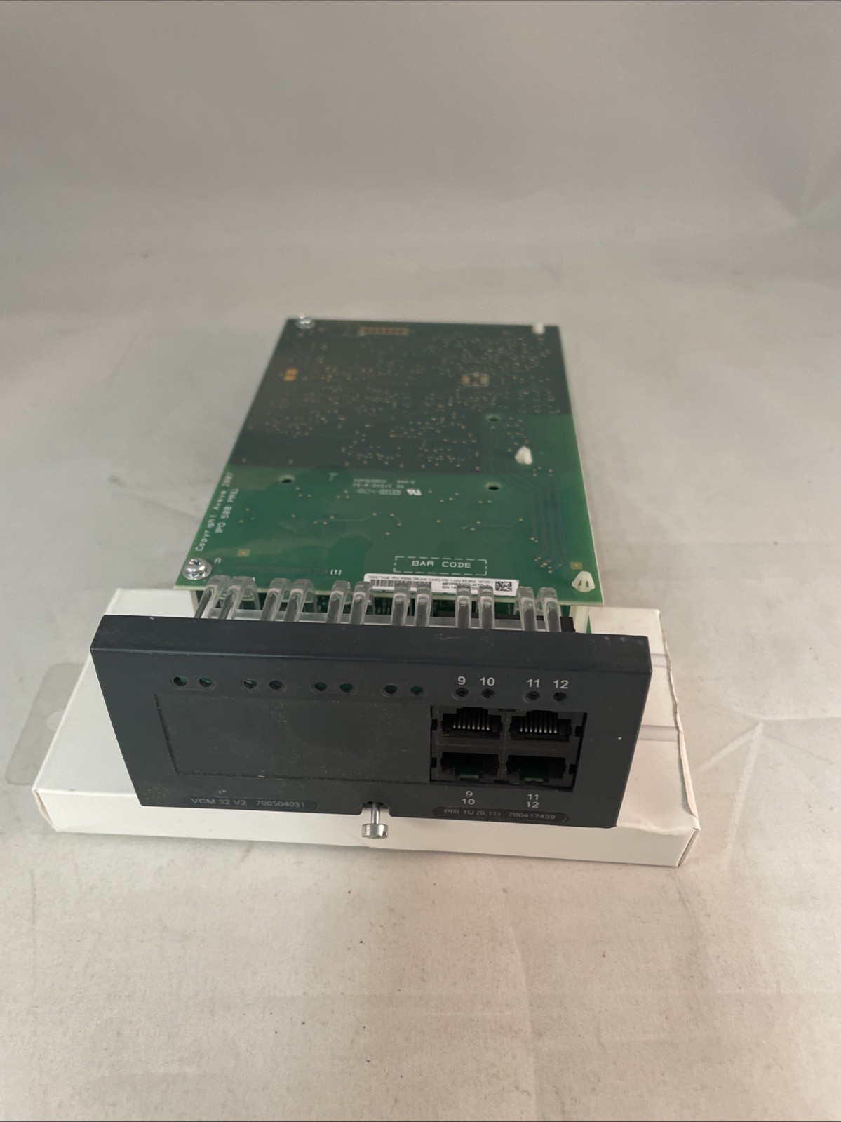 AVAYA IP500 VCM 32 V2 BASE CARD 700504031, USED, WORKING